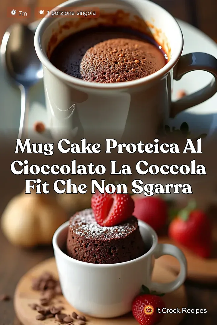 Mug Cake Proteica al Cioccolato La Coccola Fit che non Sgarra