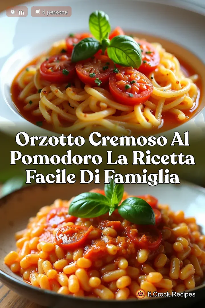 Orzotto Cremoso al Pomodoro La Ricetta Facile di Famiglia