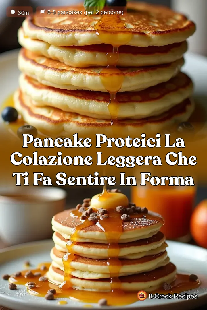 Pancake Proteici La Colazione Leggera che Ti Fa Sentire in Forma