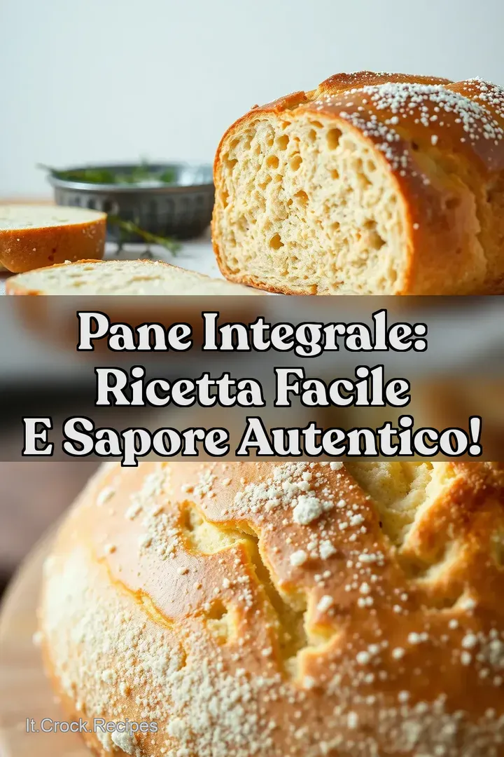 Pane Integrale: Ricetta Facile e Sapore Autentico!