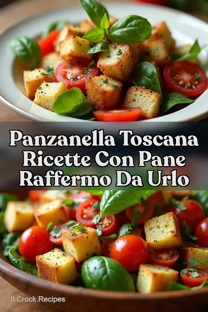 Panzanella Toscana Ricette con pane raffermo da Urlo
