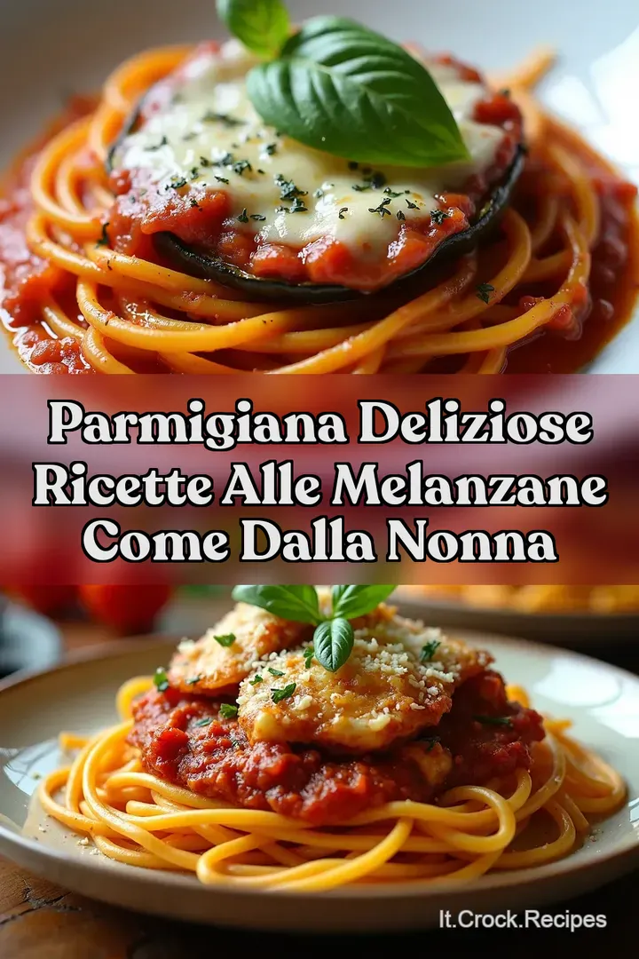 Parmigiana Deliziose ricette alle melanzane come dalla Nonna