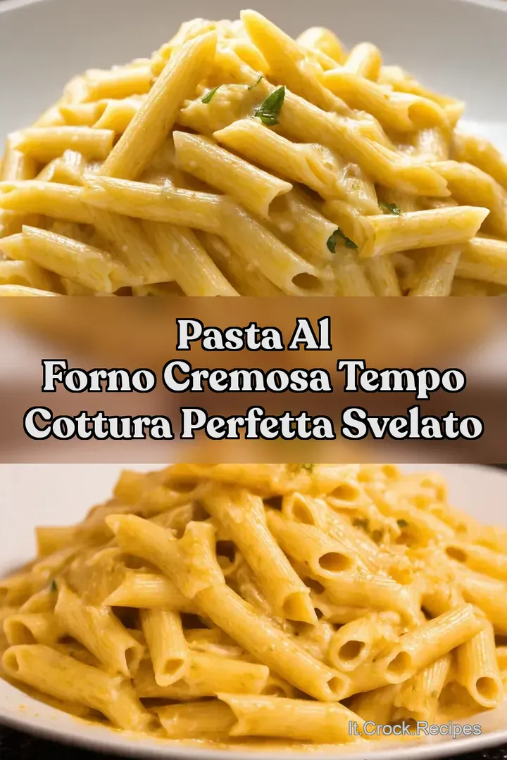 Pasta Al Forno Cremosa Tempo Cottura Perfetta Svelato