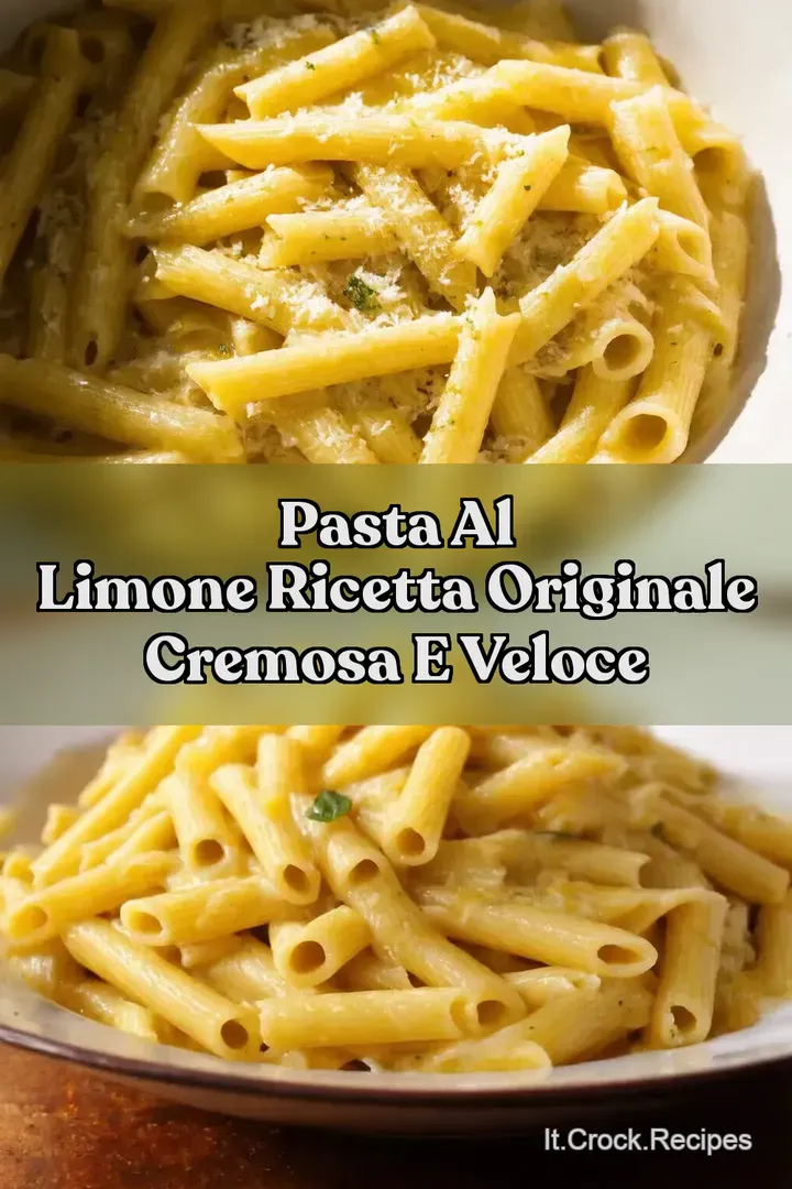 Pasta al Limone Ricetta Originale Cremosa e Veloce