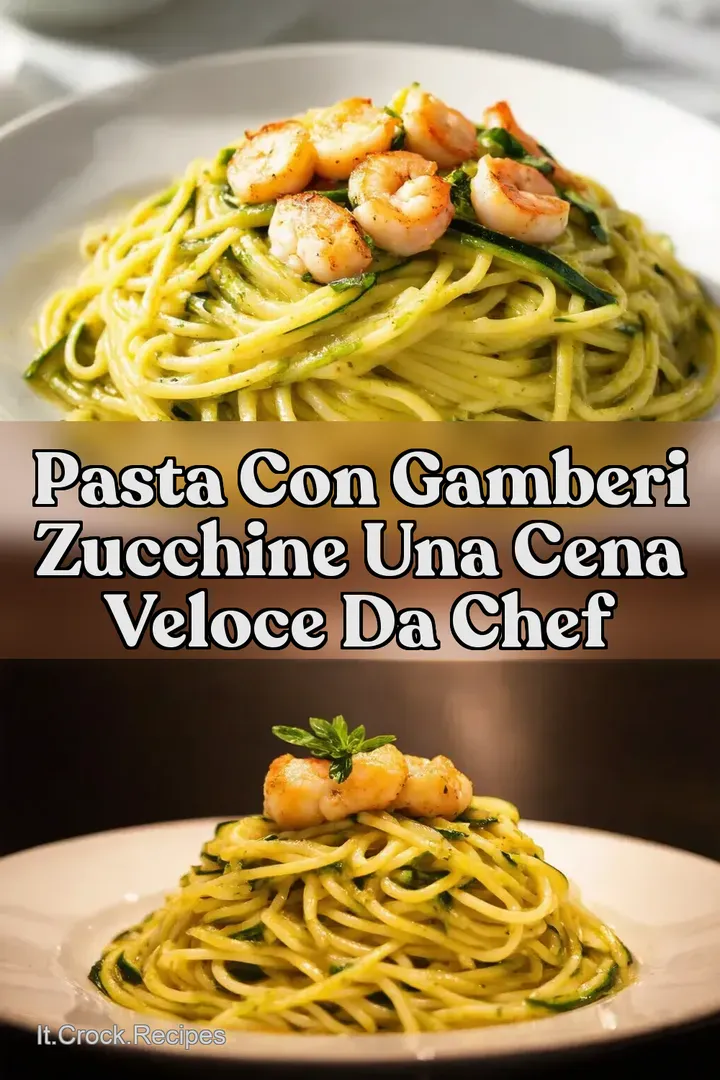 Pasta con Gamberi Zucchine Una Cena Veloce da Chef