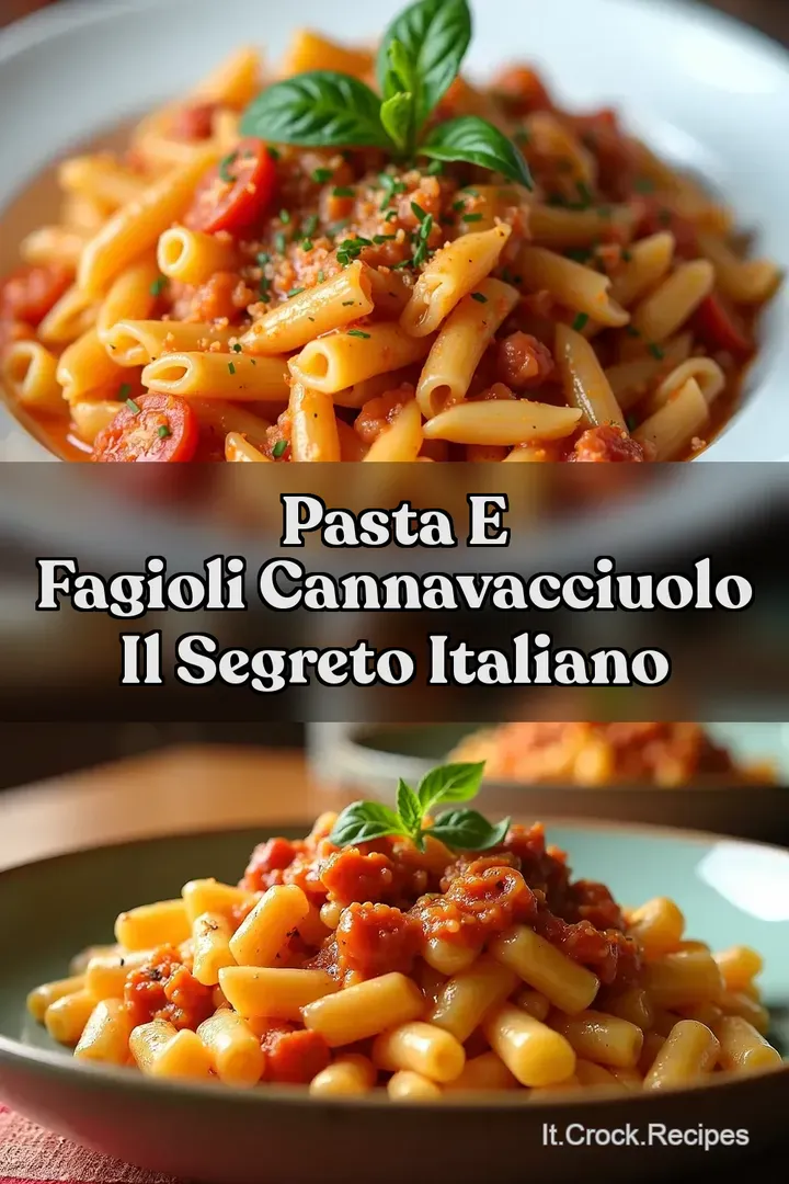 Pasta e Fagioli Cannavacciuolo Il Segreto Italiano