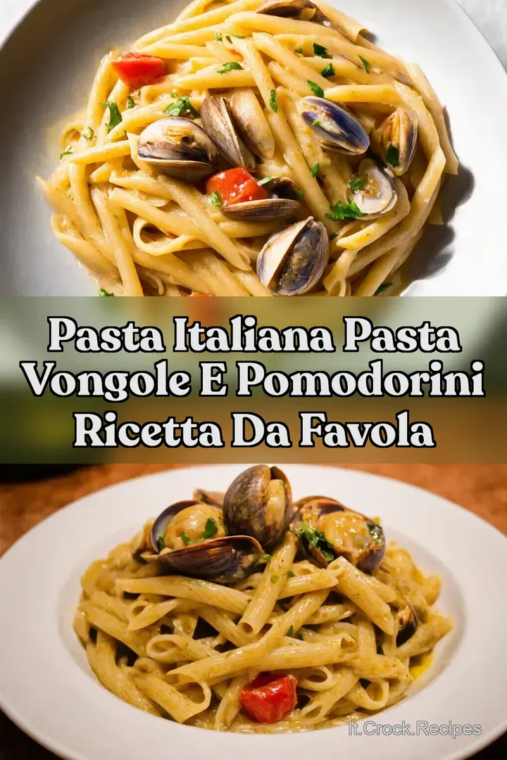Pasta Italiana Pasta Vongole e Pomodorini Ricetta da Favola