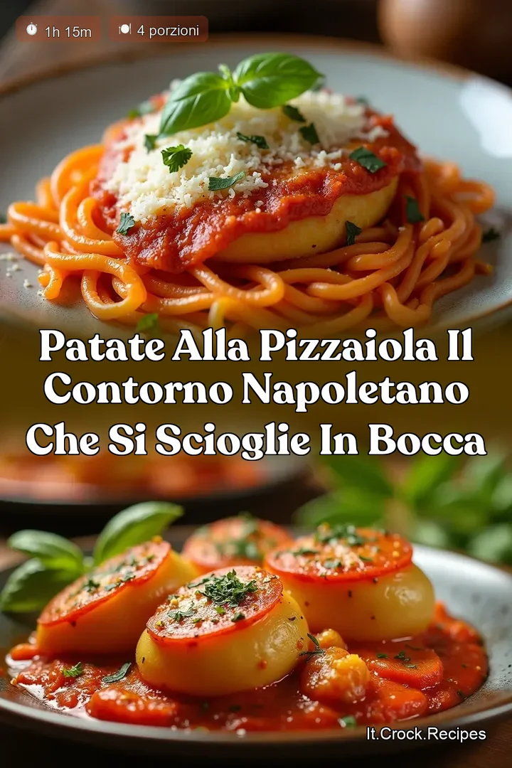 Patate alla Pizzaiola Il Contorno Napoletano Che Si Scioglie in Bocca