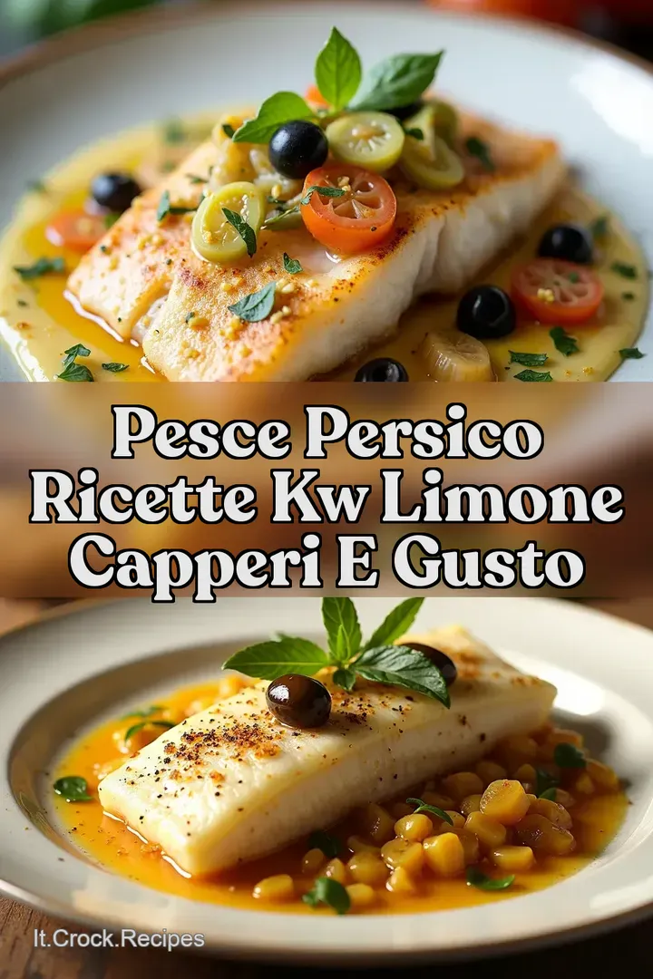 Pesce Persico Ricette kw Limone Capperi e Gusto