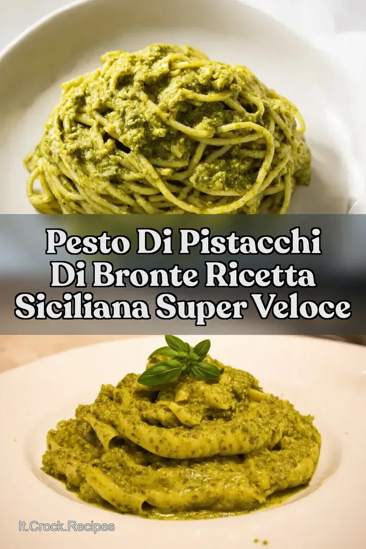 Pesto di Pistacchi di Bronte Ricetta Siciliana Super Veloce