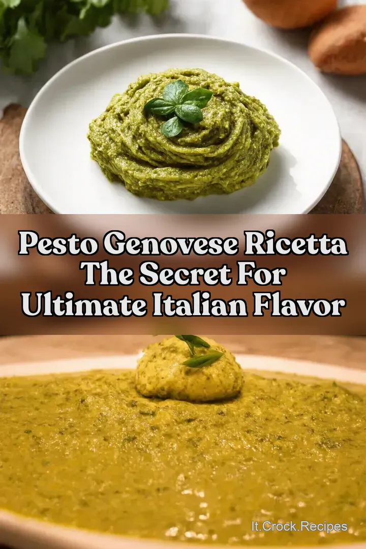 Pesto Genovese Ricetta The Secret for Ultimate Italian Flavor