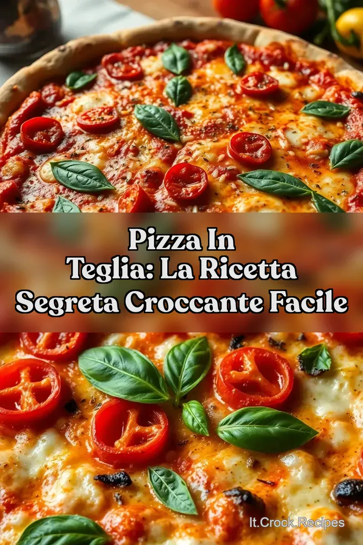 Pizza in Teglia: La Ricetta Segreta Croccante Facile