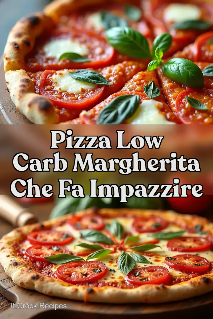 Pizza Low Carb Margherita che Fa Impazzire