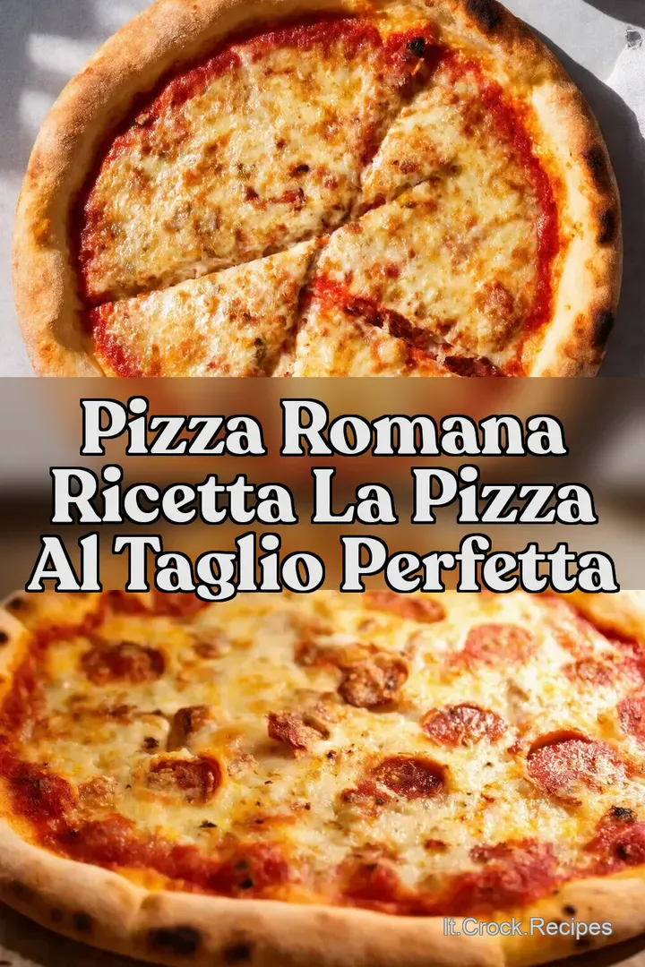 Pizza Romana Ricetta La Pizza al Taglio Perfetta