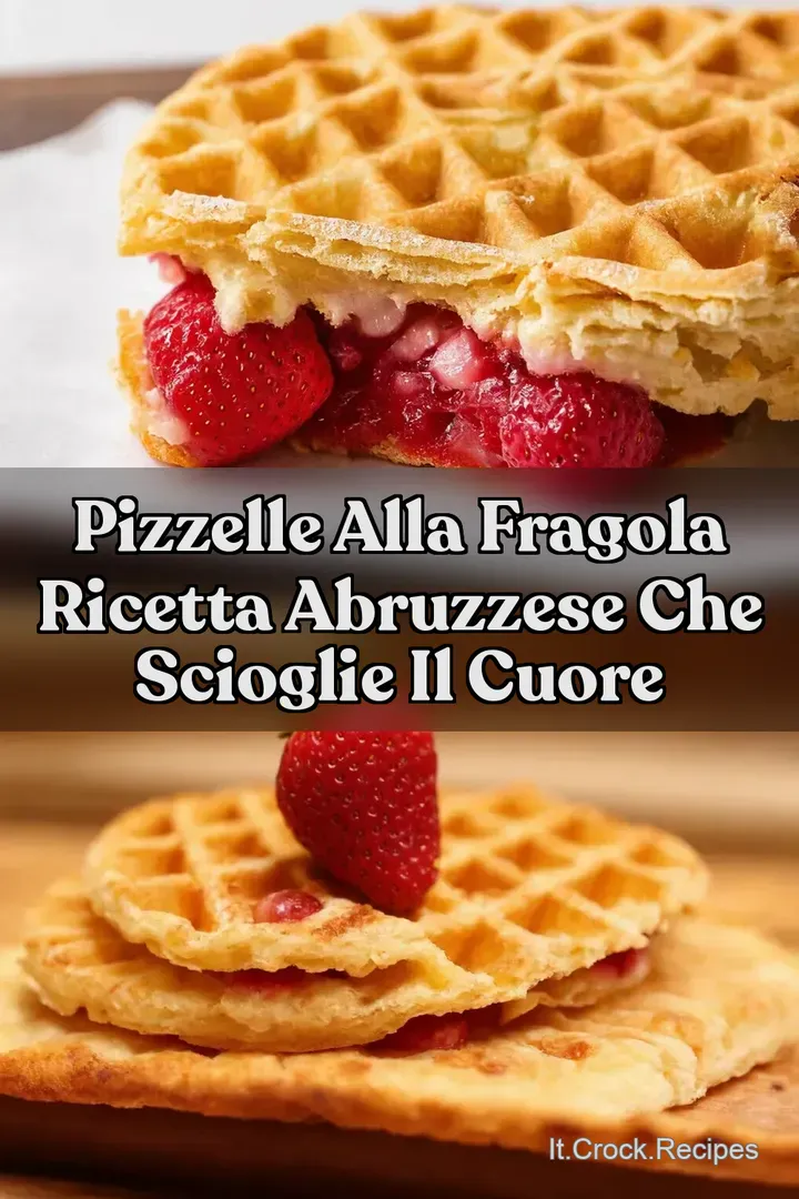 Pizzelle alla Fragola Ricetta Abruzzese che Scioglie il Cuore