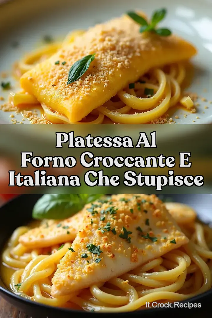 Platessa Al Forno Croccante e Italiana che Stupisce