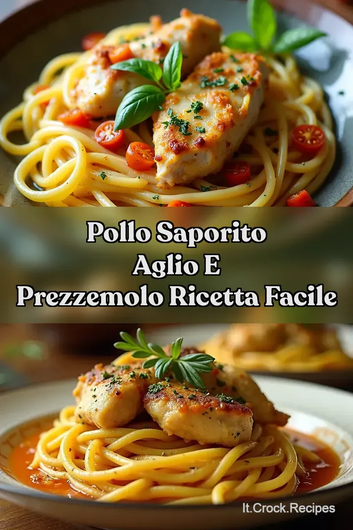 Pollo Saporito Aglio e Prezzemolo Ricetta Facile
