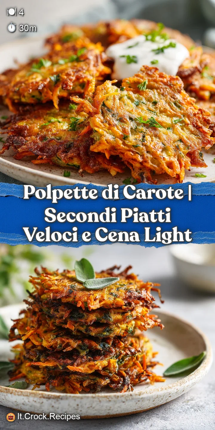 Close-up of a stack of tender carrot fritters, showcasing their soft, moist texture and golden crust.