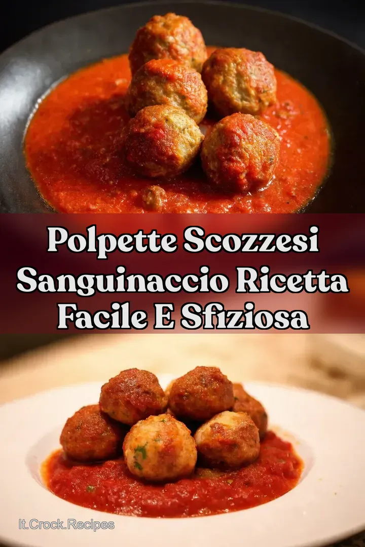 Polpette Scozzesi Sanguinaccio Ricetta Facile e Sfiziosa