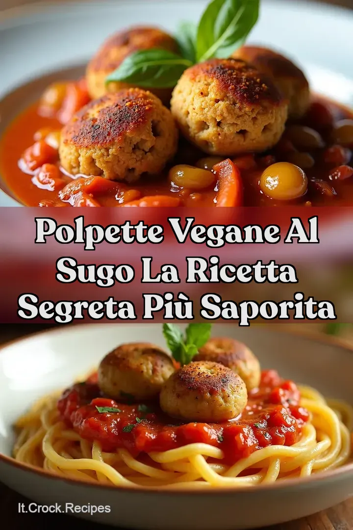 Polpette Vegane al Sugo La Ricetta Segreta pi&ugrave; Saporita