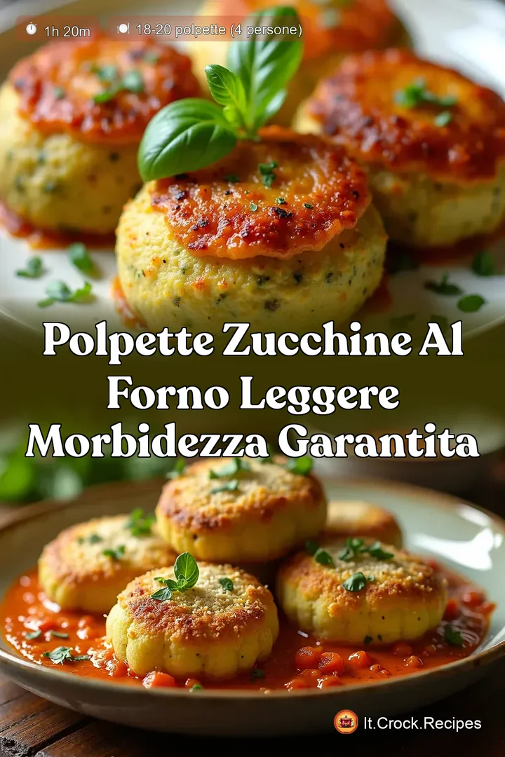Polpette Zucchine al Forno Leggere Morbidezza Garantita