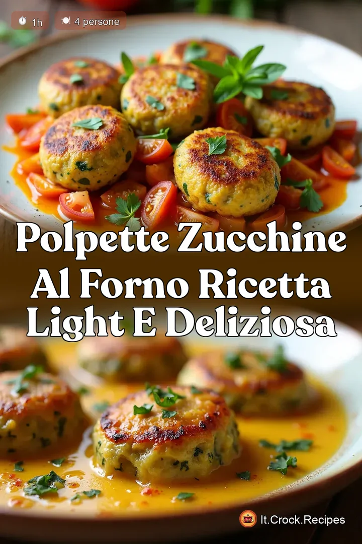 Polpette Zucchine al Forno Ricetta Light e Deliziosa
