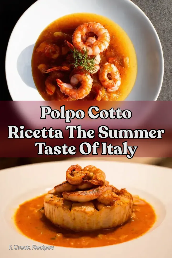 Polpo Cotto Ricetta The Summer Taste of Italy