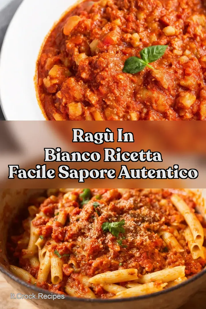Rag&ugrave; in Bianco Ricetta Facile Sapore Autentico