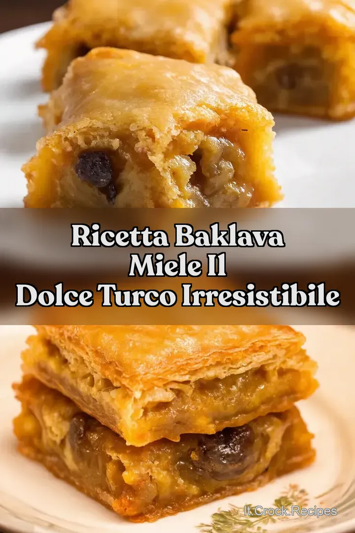 Ricetta Baklava Miele Il Dolce Turco Irresistibile