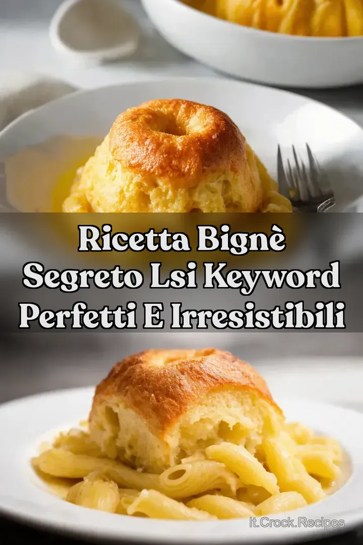 Ricetta Bign&egrave; Segreto LSI Keyword Perfetti e Irresistibili