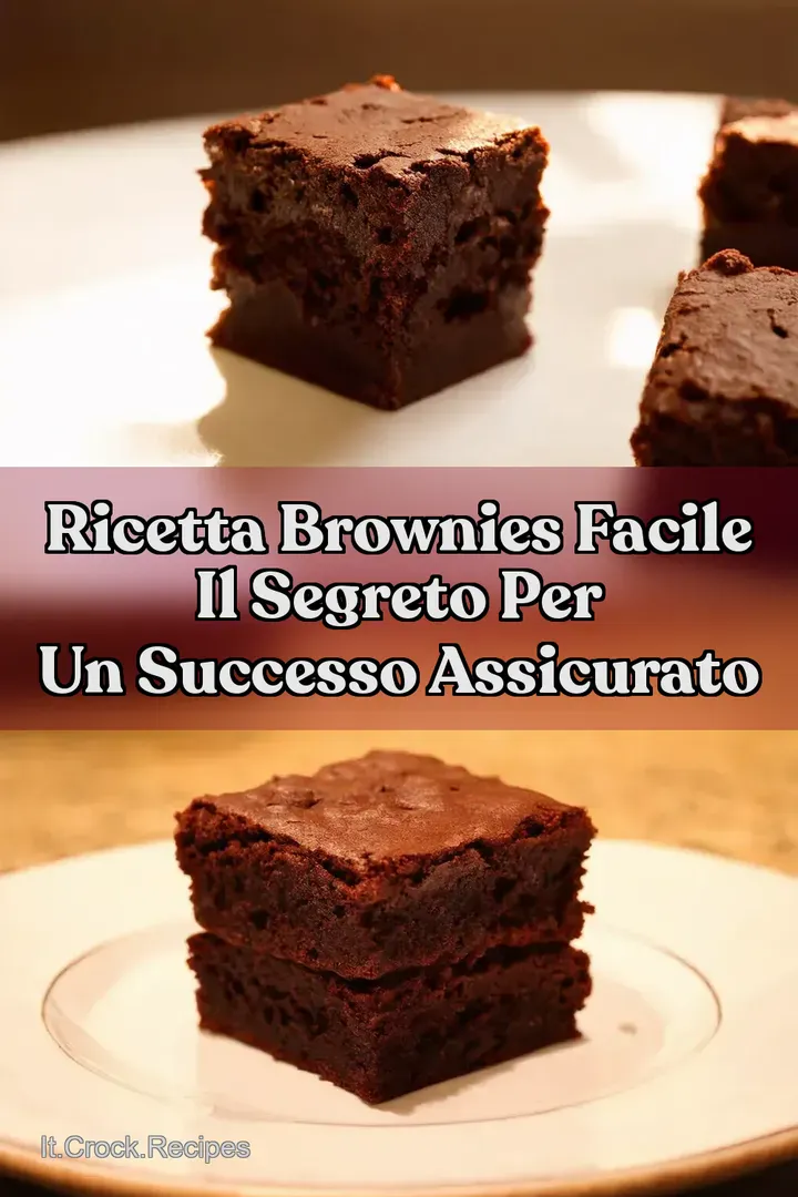 Ricetta Brownies Facile Il Segreto per un Successo Assicurato
