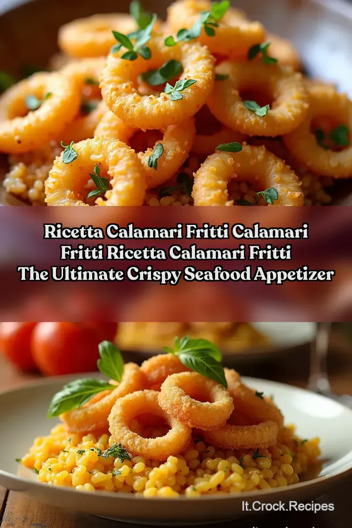 Ricetta Calamari Fritti calamari fritti ricetta calamari fritti The Ultimate Crispy Seafood Appetizer