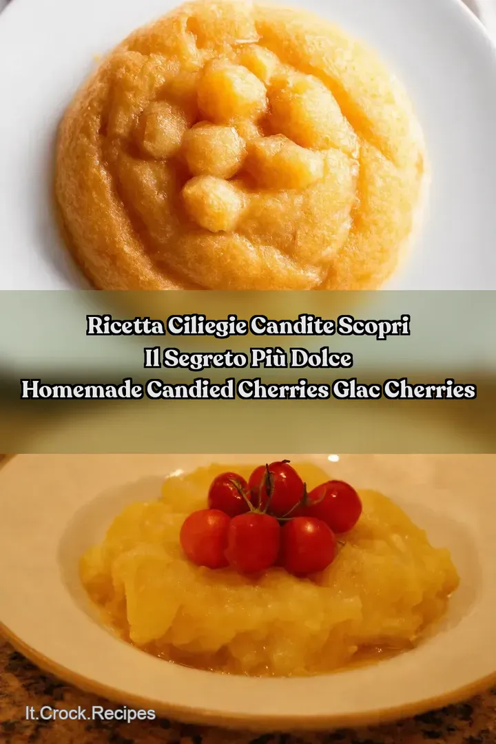 Ricetta Ciliegie Candite Scopri il Segreto pi&ugrave; Dolce Homemade Candied Cherries Glac Cherries