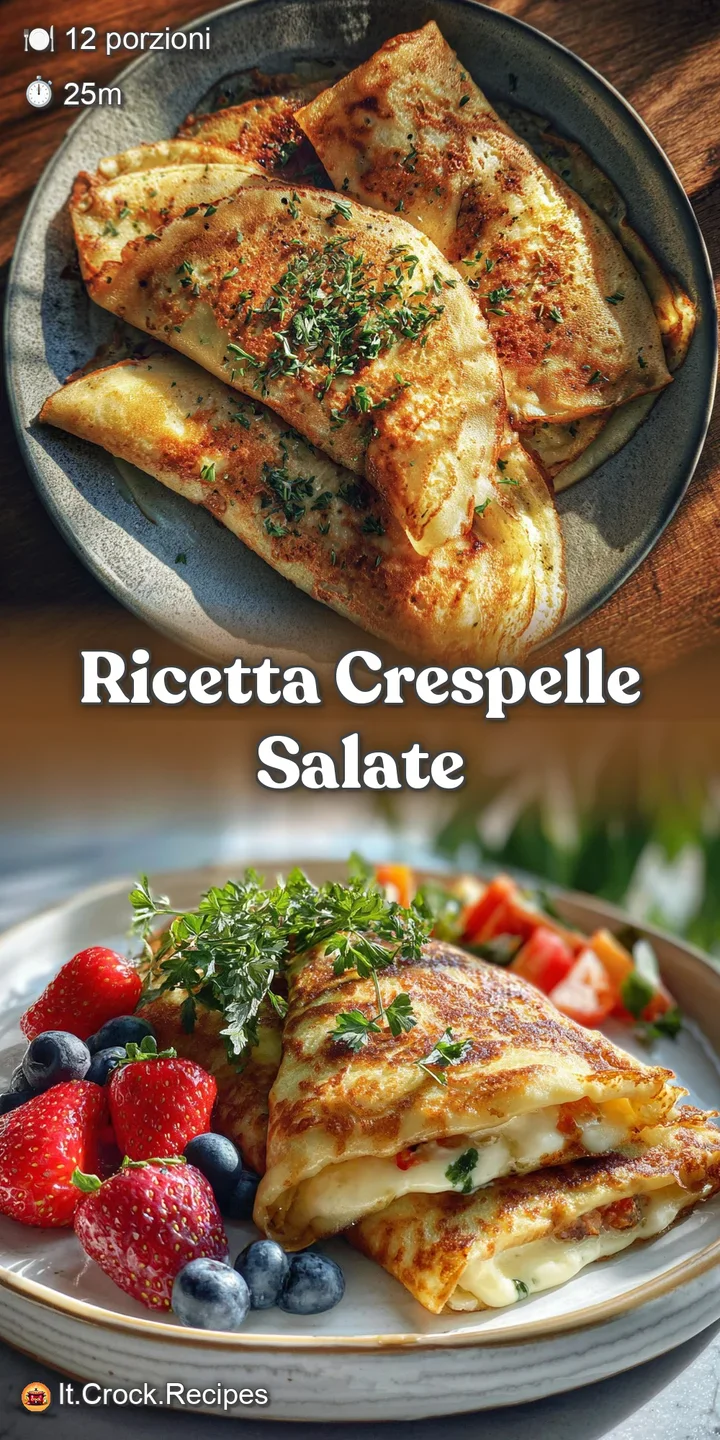 Close-up of savory crepes; soft, pillowy texture visible, oozing cheese filling hints at warmth and creamy richness. Tempt...