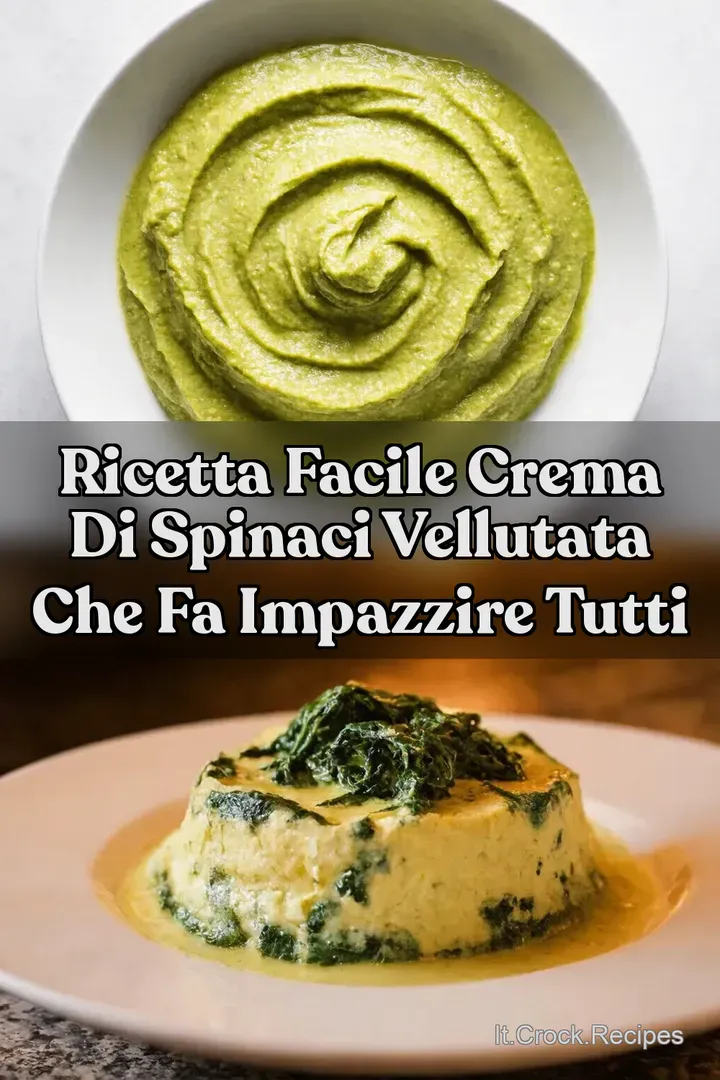 Ricetta Facile Crema di Spinaci Vellutata che Fa Impazzire Tutti