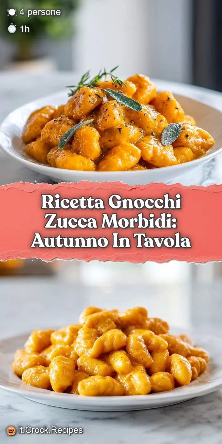Close-up of soft, butternut squash gnocchi, showcasing the delicate texture and the luscious, velvety sauce clinging to ea...