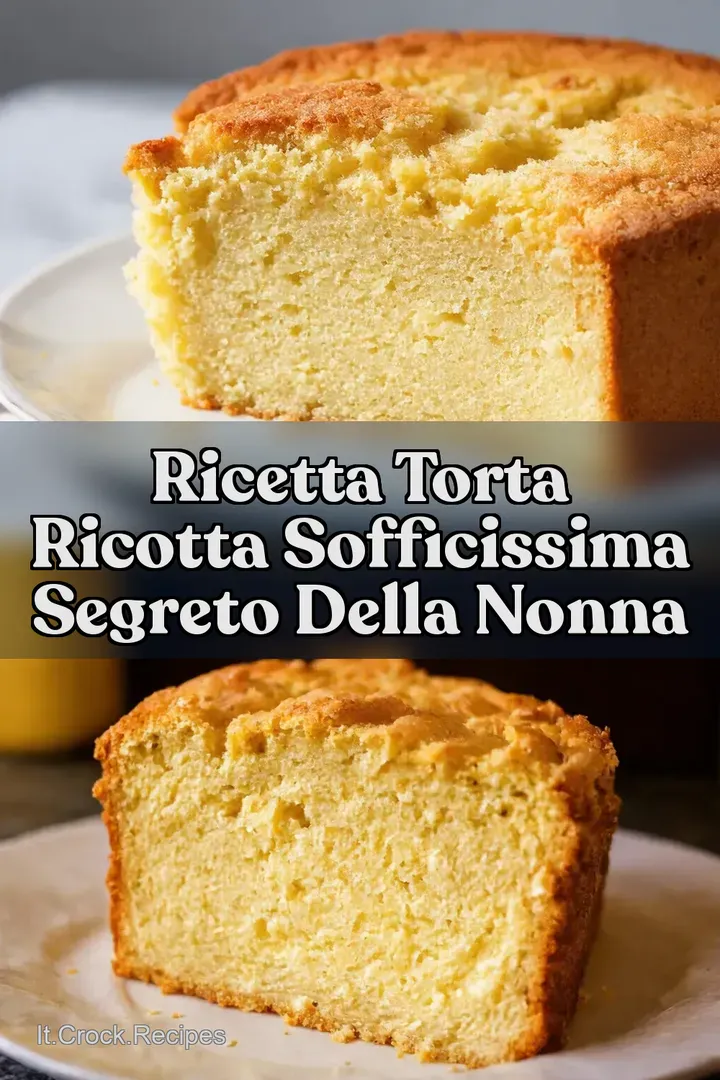 Ricetta Torta Ricotta Sofficissima Segreto della Nonna