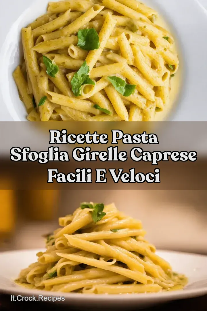 Ricette Pasta Sfoglia Girelle Caprese Facili e Veloci