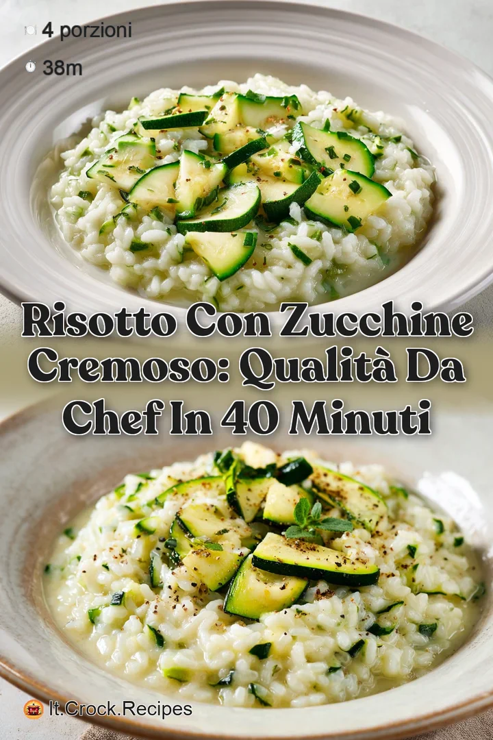 Risotto con zucchine cremoso: Qualit&agrave; da Chef in 40 Minuti