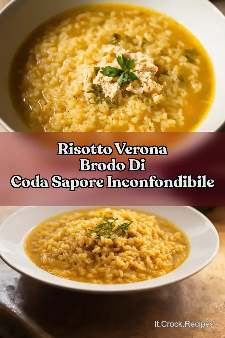 Risotto Verona Brodo di Coda Sapore Inconfondibile