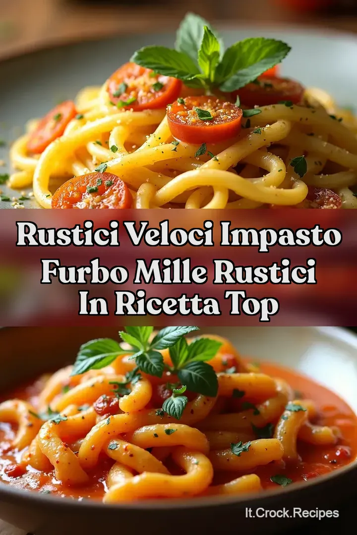 Rustici Veloci Impasto Furbo Mille Rustici In Ricetta Top