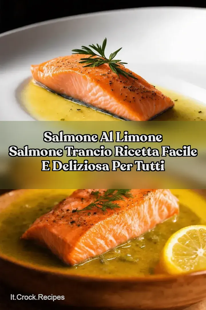 Salmone al Limone salmone trancio Ricetta Facile e Deliziosa per Tutti