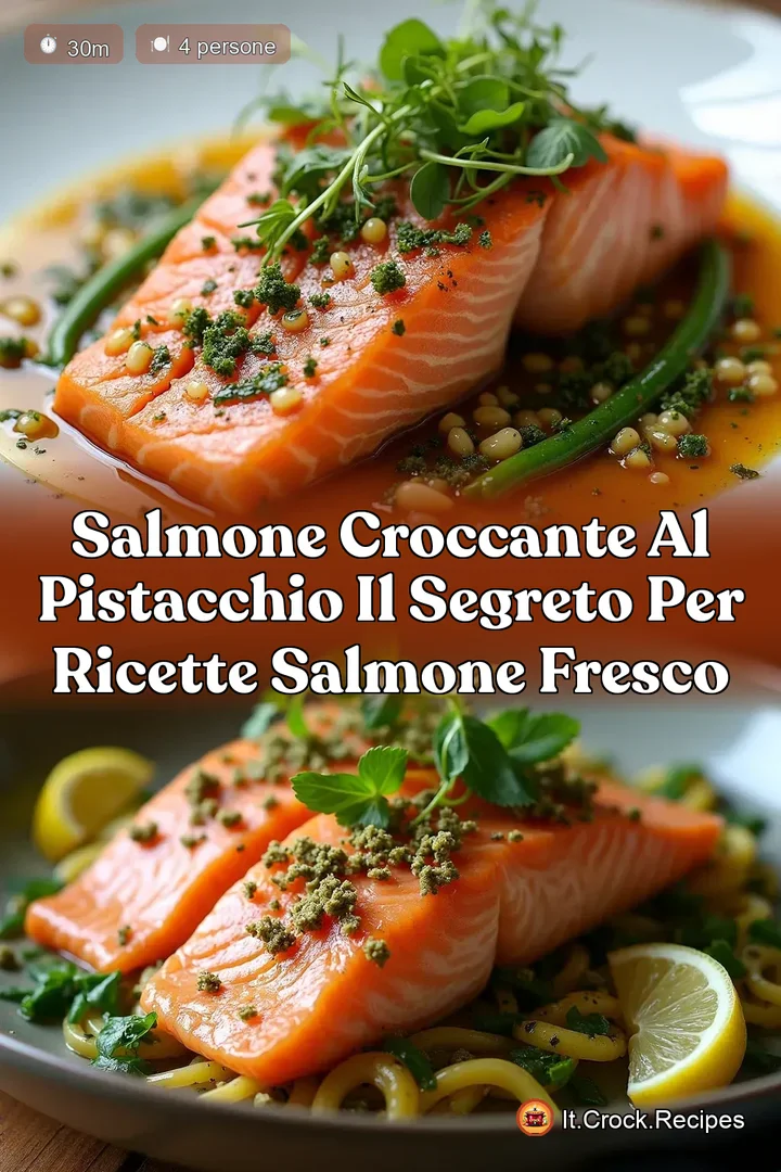 Salmone Croccante al Pistacchio Il Segreto per Ricette Salmone Fresco