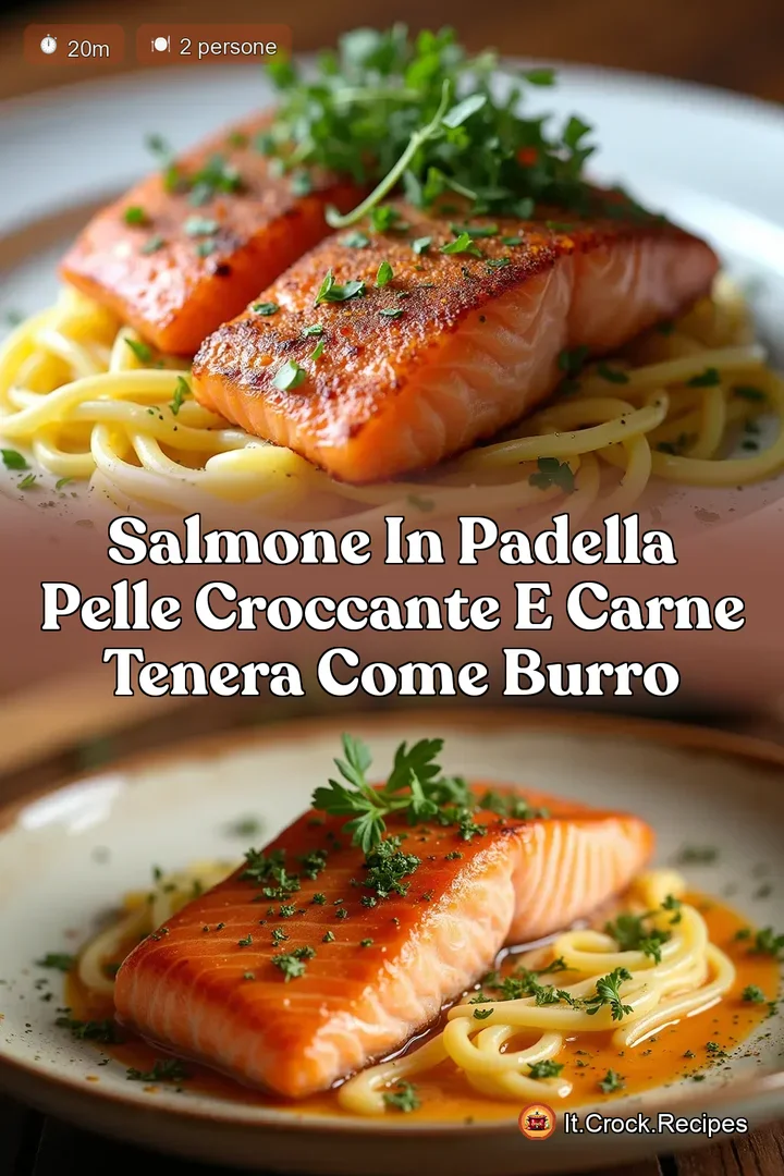 Salmone in Padella Pelle Croccante e Carne Tenera Come Burro