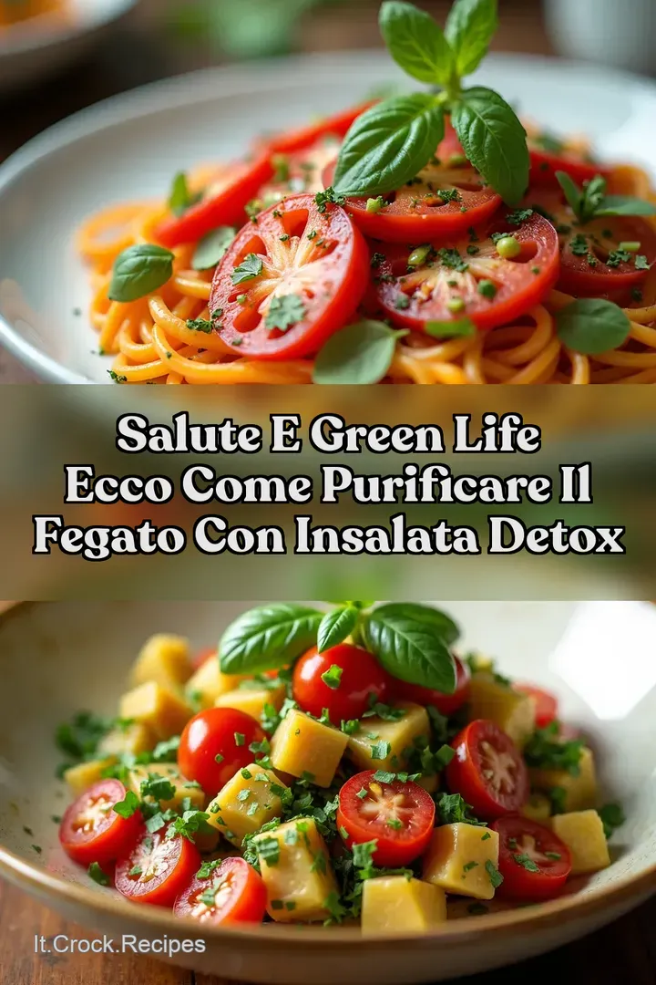 Salute e Green Life Ecco come Purificare il Fegato con Insalata Detox