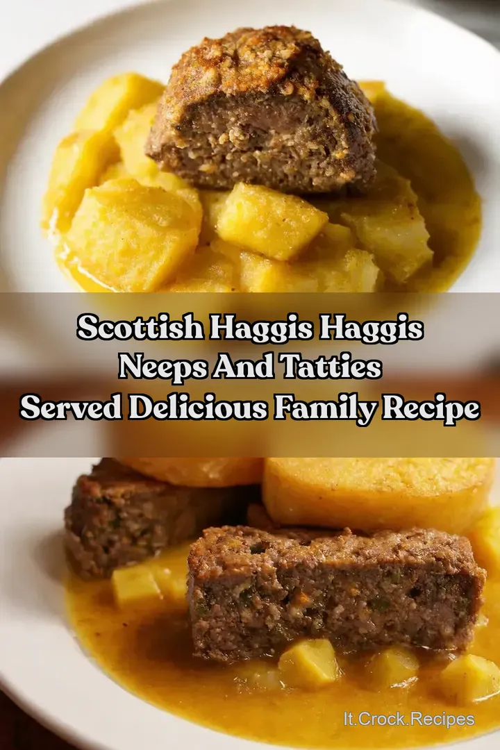 Scottish Haggis Haggis neeps and tatties served Delicious Family Recipe