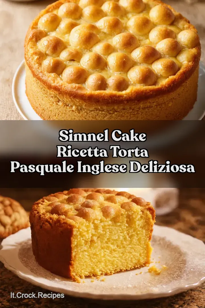 Simnel Cake Ricetta Torta Pasquale Inglese Deliziosa