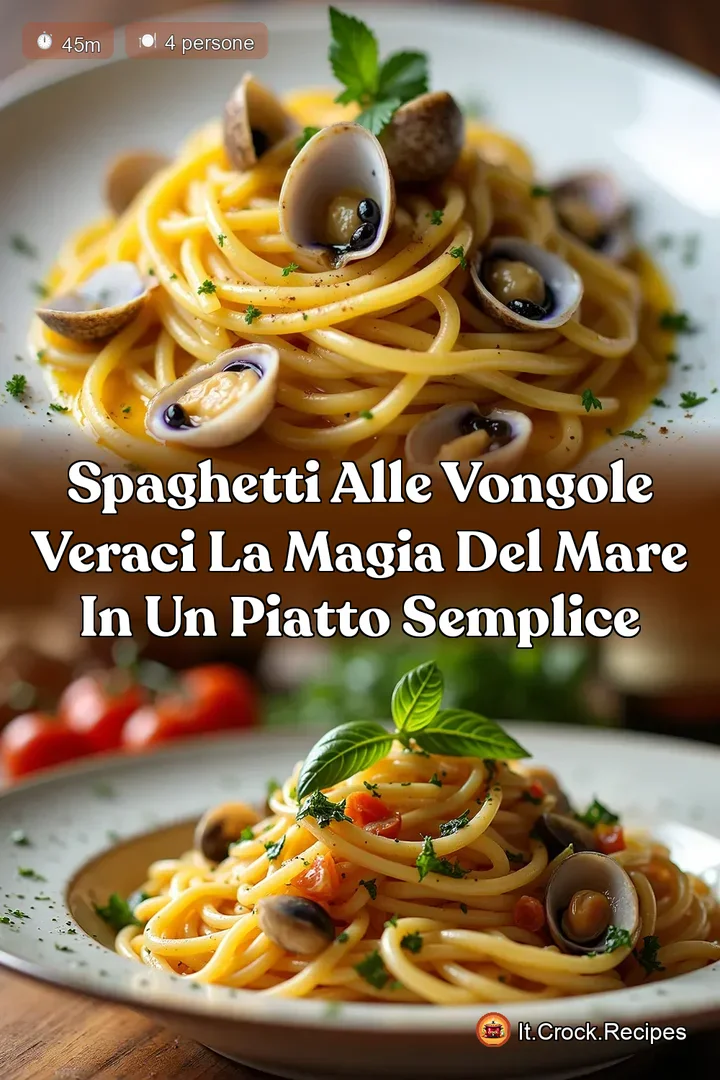 Spaghetti alle Vongole Veraci La Magia del Mare in un Piatto Semplice