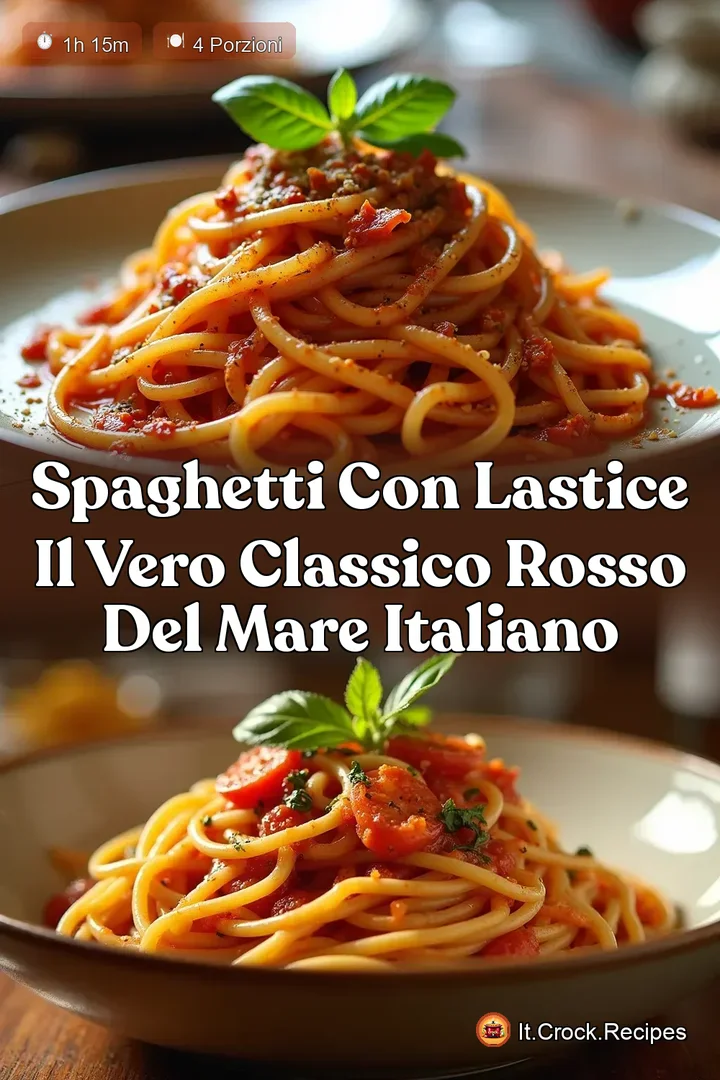 Spaghetti con lAstice Il Vero Classico Rosso del Mare Italiano