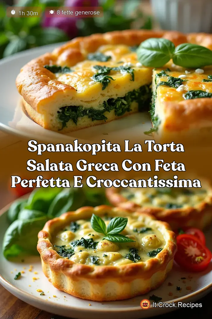 Spanakopita La Torta Salata Greca con Feta Perfetta e Croccantissima